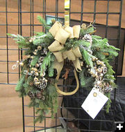 Lost Stirrup Wreath. Photo by Pinedale Online.