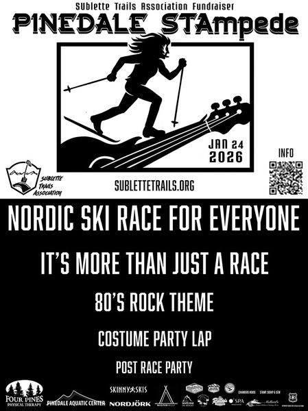 2026 Pinedale STAmpede . Photo by Sublette Trails Association.