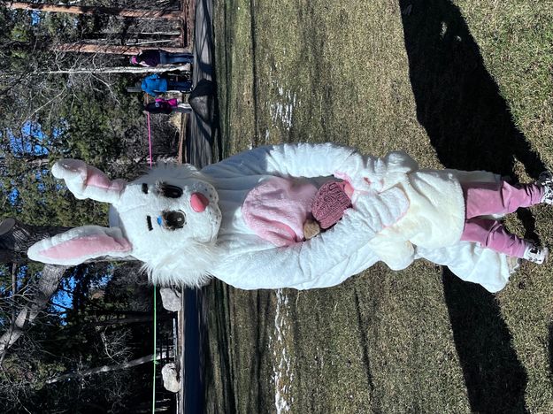 Easter Bunny. Photo by Mindi Crabb.