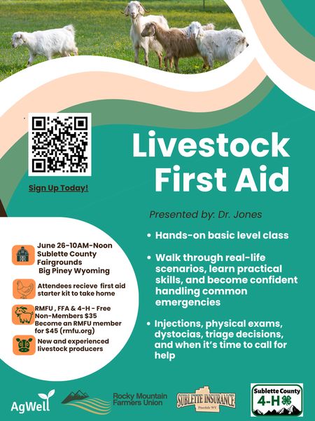 Livestock First Aid Class June 26th. Photo by .