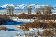 Frozen Green River. Photo by Dave Bell.