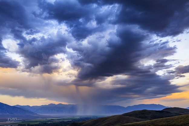 Heavy Shower Down Valley. Photo by Dave Bell.