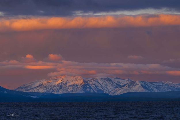 Sunrise Light On Mt. Doane. Photo by Dave Bell.