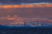 Sunrise Light On Mt. Doane. Photo by Dave Bell.