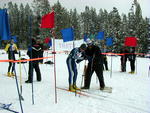 High School Nordic Skiing race at White Pine Ski Area. Photo by Pinedale Online.