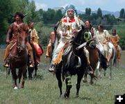 Shoshone Indians at the Rendezvous Pageant