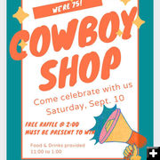 Cowboy Shop 75th Anniversary. Photo by Cowboy Shop.