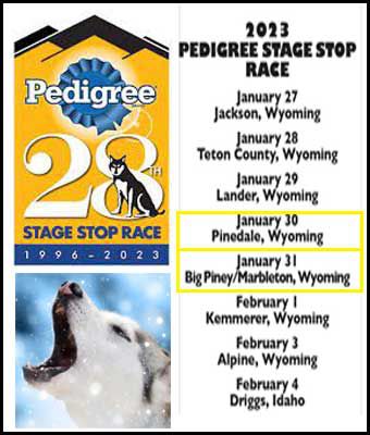 Pedigree Stage Stop Sled Dog Race Jan. 27  Feb. 2. Photo by .