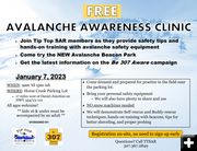 Free Avalanche Awareness Clinic. Photo by .