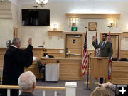 County Attorney Clayton Melinkovich. Photo by Dawn Ballou, Pinedale Online.