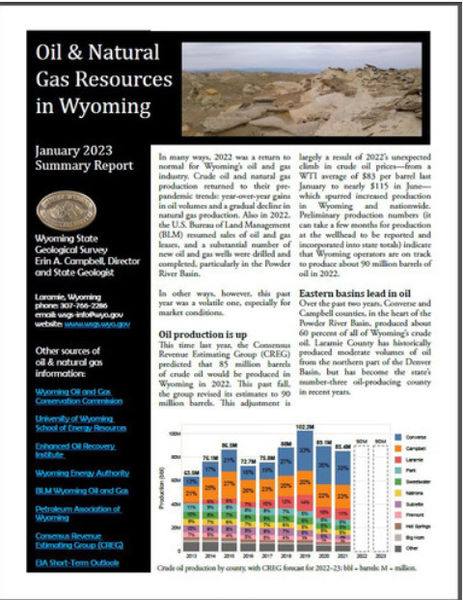 Oil & Gas Resources 2022. Photo by Wyoming State Geological Survey.