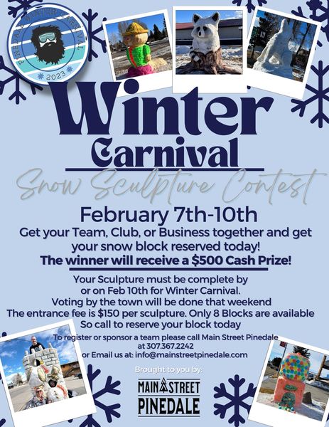 2023 Winter Carnival. Photo by Main Street Pinedale.