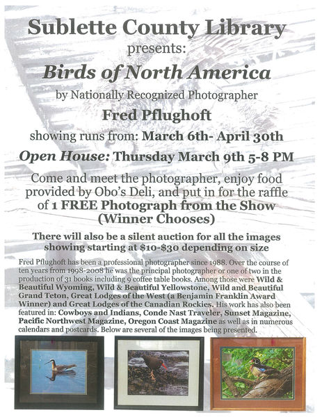 Fred Pflughoft photography show. Photo by .