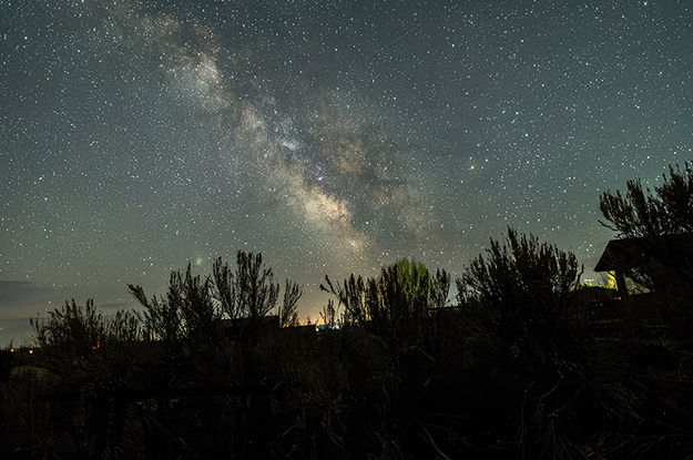 Milky Way over Pinedale. Photo by Dave Schultz.