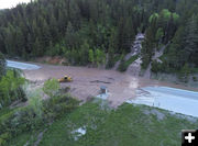 Mud slide on WY 22. Photo by Wyoming Departmnt of Transportation.