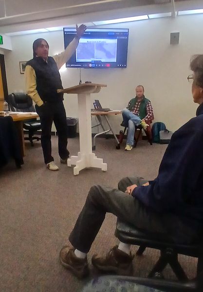 In-stream water rights discussion. Photo by Joy Ufford.