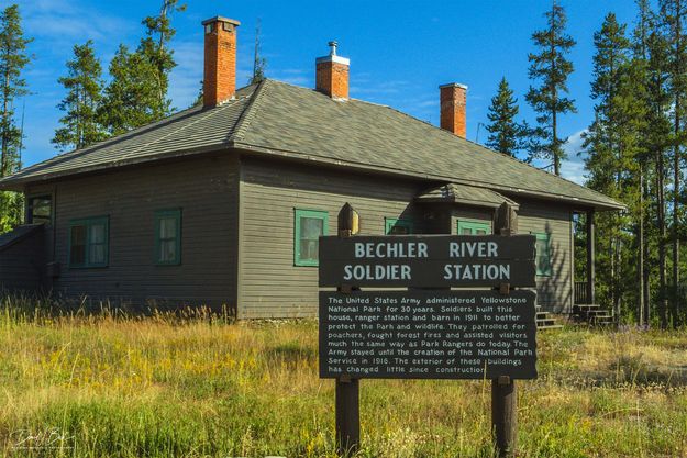 Bechler River Soldier Station. Photo by Dave Bell.