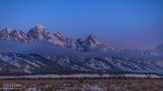 Early Morning And The Tetons. Photo by Dave Bell.