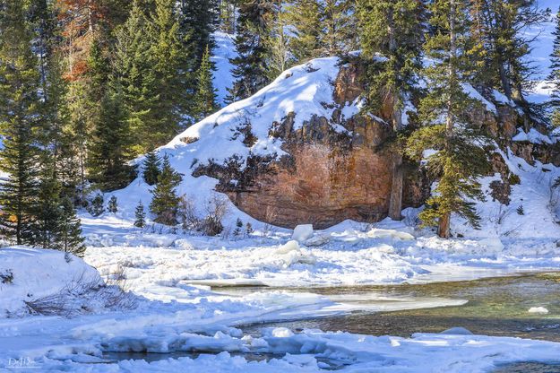 At The Corner Of Granite Creek And Hoback River. Photo by Dave Bell.