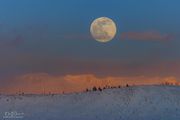 Moonrise Over Cold Continental Divide. Photo by Dave Bell.
