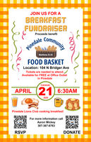 Breakfast Fundraiser