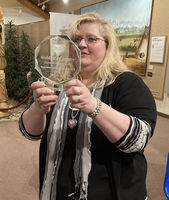Sublette Chamber of Commerce Executive Director Kaddy Fyfe Shivers gave out awards to three local businesses.