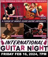 International Guitar Night Feb 16 in Pinedale - 2024